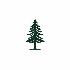 Pine tree in cartoon, doodle style. Image for t-shirt, web, mobile apps and ui. Isolated 2d vector illustration in logo, icon, sketch style, Eps 10. AI Generative