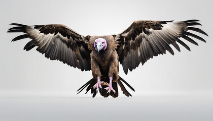 full body of vulture, isolated white background
 - Powered by Adobe