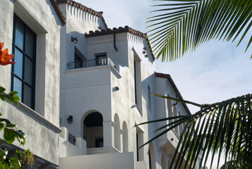 Spanish style architecture.
