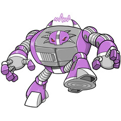 Big Evil Robot Cyborg Png Art