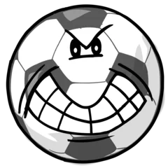  Angry Soccer Ball Character PNG Art © Blue Foliage