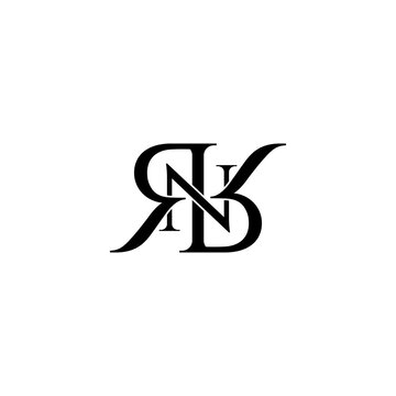 rrn initial letter monogram logo design