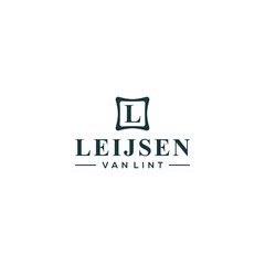 initial letter l logo design