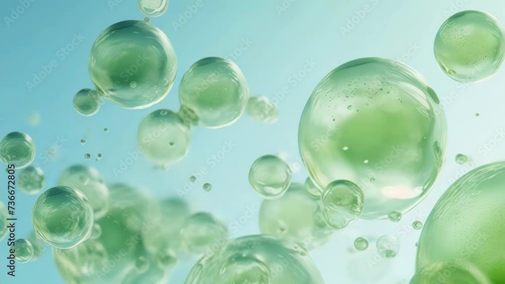 Aufkleber bubbles floating in air, perfect for adding whimsical touch to any project