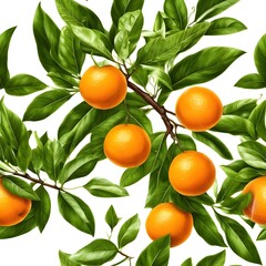 oranges on tree