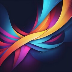 abstract background with colorful wave