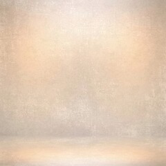 Vintage empty room 3d background beige color. Old uneven texture closeup.