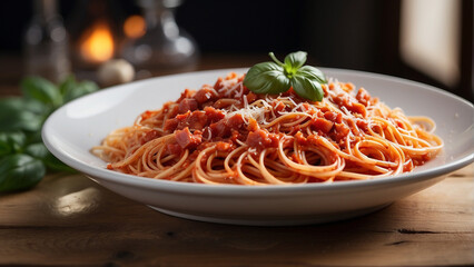 Savoring Italian Tradition: Spaghetti with Amatriciana Sauce in the Spotlight