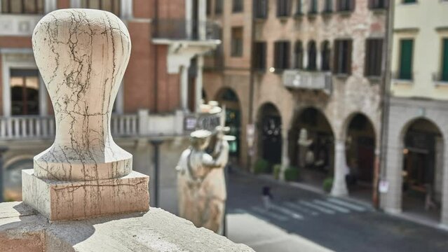 Statue in memory of Fallen for Fatherland in Treviso, Veneto, Italy
