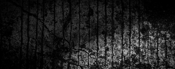 Grunge black and white background. Abstract grunge texture. Dark rough surface.