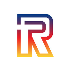 Monogram R design vector logo. Monogram initial letter mark R logo design. Monogram design vector logo. Monogram initial letter mark R logo design. Simple R monogram. Monogram R design logo