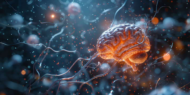 neural networking , nerve impulse, spark, Abstract background. Elegance overlay element. Overlap color background. with copy space