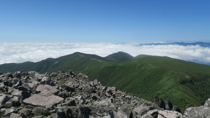 那須山から見える雲海