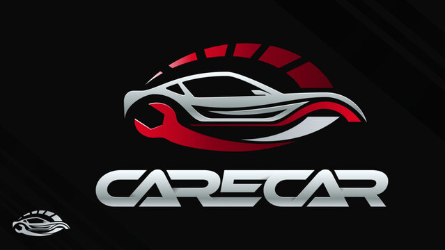 Auto repair logo template design vector illustration.