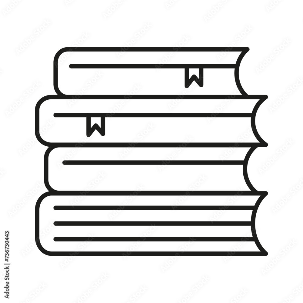 Poster rectangle outline art logo with number pattern on white background