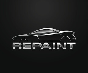 sports car repaint logo