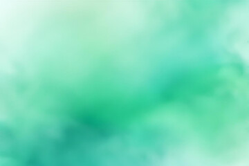 Obraz premium Abstract gradient smooth Blurred Watercolor Aquamarine Green background image