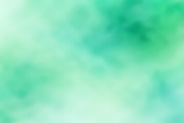 Fototapeta na wymiar Abstract gradient smooth Blurred Watercolor Aquamarine Green background image