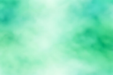 Fototapeta na wymiar Abstract gradient smooth Blurred Watercolor Aquamarine Green background image