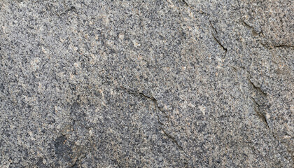 Gray natural granite stone texture background. Empty rock surface banner with copy space