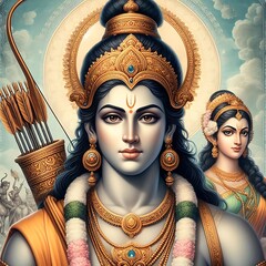 Lord Rama Portrait 