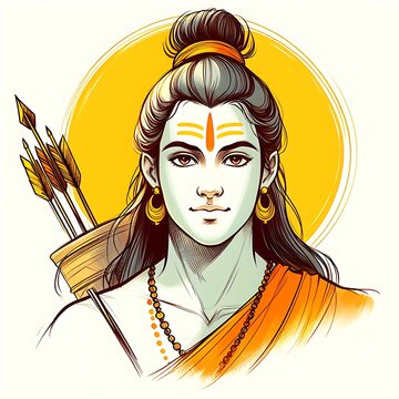 Lord Rama Portrait 