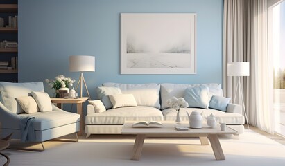 minimalist living room ideas, simple and elegant