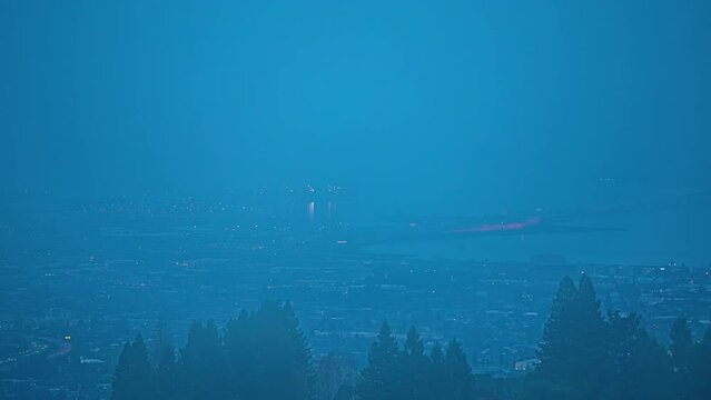 San Francisco view from Grizzly Peak Blvd