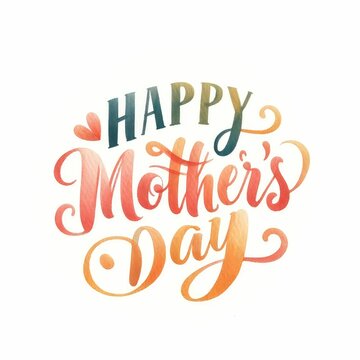 Mother's day lettering for Gift card. Vintage Typography, great design for any purposes. Modern calligraphy banner template.