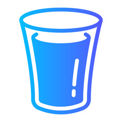 drinking water Gradient icon