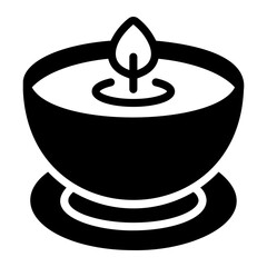 scented candle Solid icon