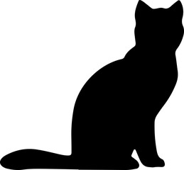 black cat silhouette illustrations, perfect for a wide range of creative projects. Each high-quality 