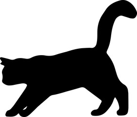 black cat silhouette illustrations, perfect for a wide range of creative projects. Each high-quality 