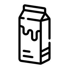 milk Line Icon