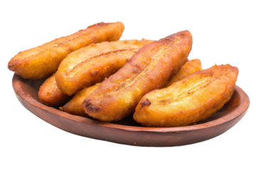 Fried Bananas On A Plate