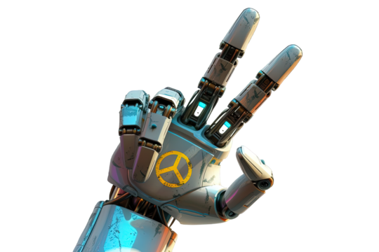 Peace Sign Hand Robot