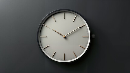 Stylish Wall Clock in Modern Interior