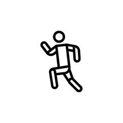 Run icon, logo, shape, symbol, arts, design, icon, sports