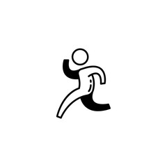 Run icon, logo, shape, symbol, arts, design, icon, sports