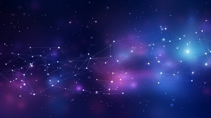 Obraz premium abstract luxury futuristic networking technology constellation background