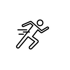 Run icon, logo, shape, symbol, arts, design, icon, healthy, sports