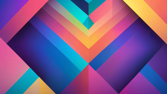 abstract colorful geometric background