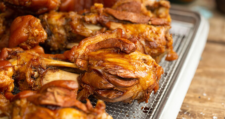 Jokbal, Korean pig trotters dish	