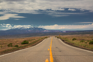 traveling the countryside of Utah, USA