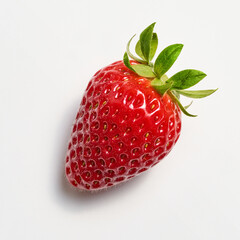 Strawberry with White Background
