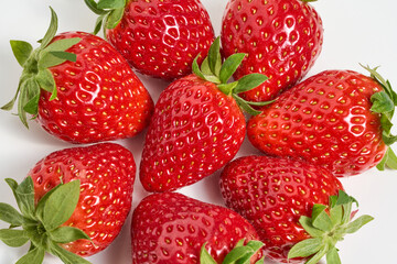 Strawberry with White Background