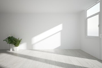 Modern interior design. 3D illustration