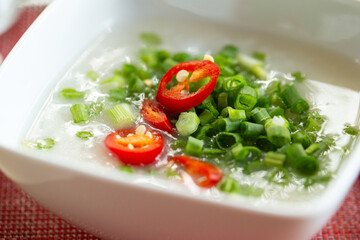 Vegetable Rice Porridge, 