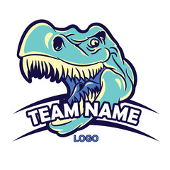 Logo Maskot Tyrannosaurus Rex