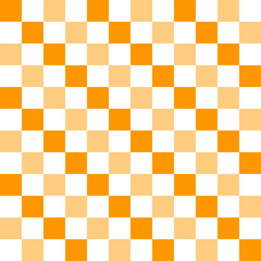 Orange checker pattern. checker seamless pattern vector. checker pattern. Decorative elements, floor tiles, wall tiles, bathroom tiles, swimming pool tiles. - obrazy, fototapety, plakaty